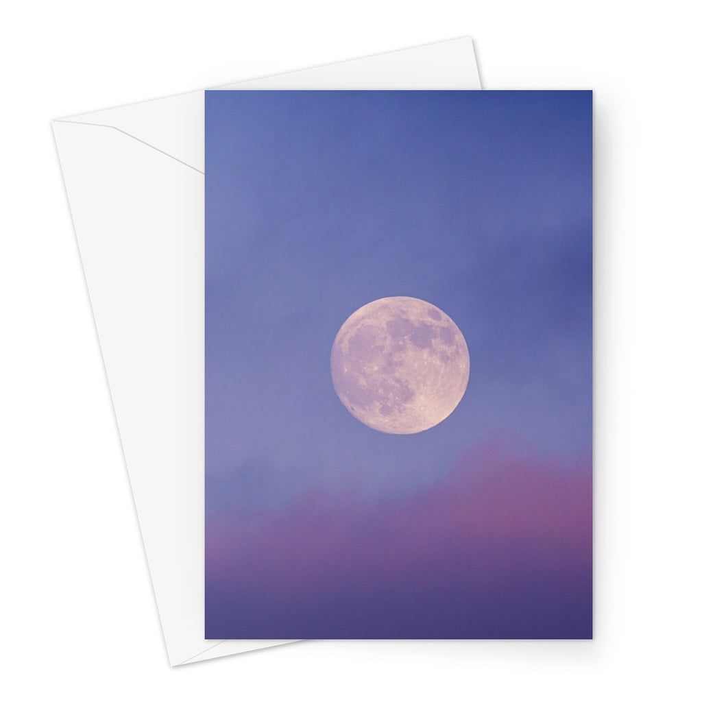 Carte de vœux 'Lune Magique'