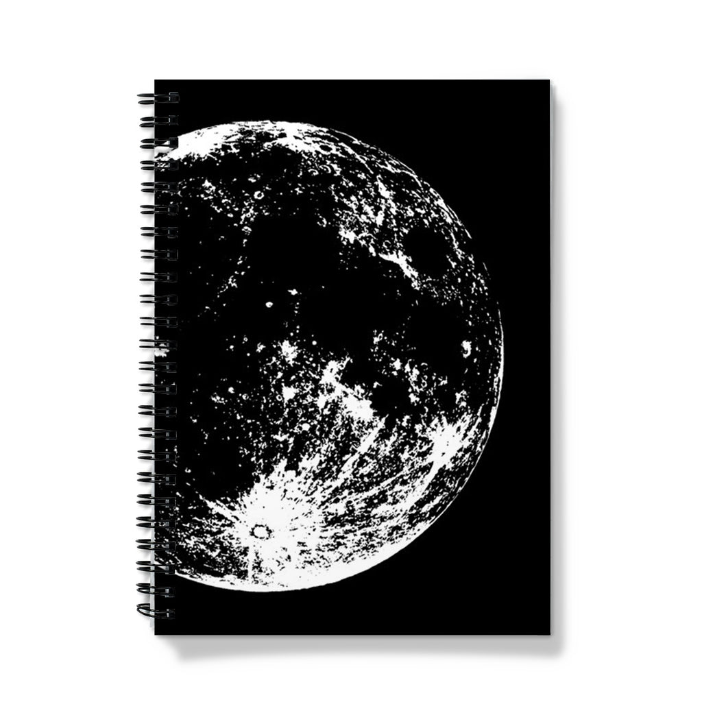 'Full Moon Stamp' Spiral Notebook