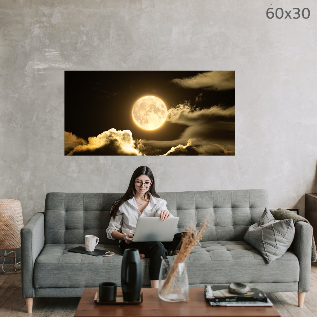 'Storm Moon' Photo Art Print