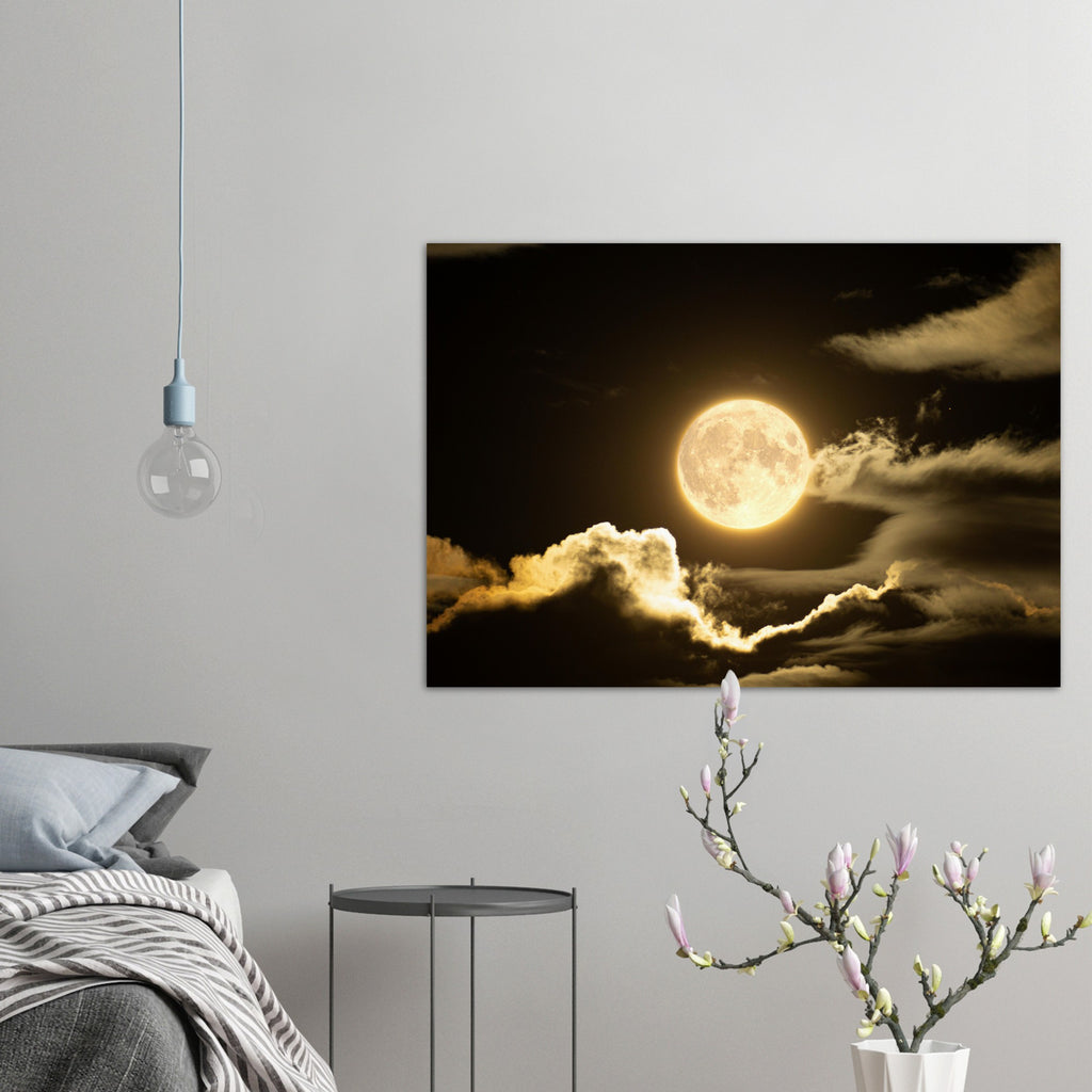 'Storm Moon' Aluminum Print